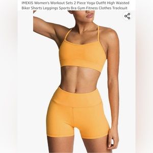 Orange workout set